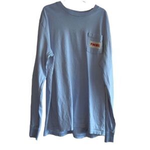Kid's Vineyard Vines Blue Long Sleeve Whale T-Shirt